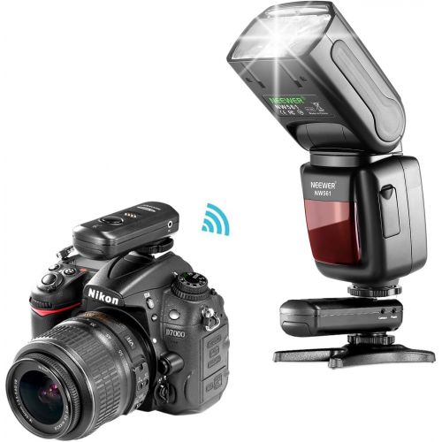 니워 Neewer NW561 Flash Speedlite Kit for Canon Nikon Panasonic Olympus Pentax Fijifilm and Sony with Mi Hot Shoe Cameras with 2.4G Wireless Trigger