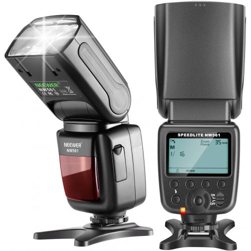 니워 Neewer NW561 Flash Speedlite Kit for Canon Nikon Panasonic Olympus Pentax Fijifilm and Sony with Mi Hot Shoe Cameras with 2.4G Wireless Trigger