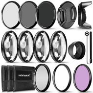 Neewer 77MM Lens Filter and Accessory Kit: UV CPL FLD Filters, Macro Close Up Filter Set(+1 +2 +4 +10), ND2 ND4 ND8 Filters, Fit for Canon EF 24-105 f/4 L is USM Lens, Nikon 28-300