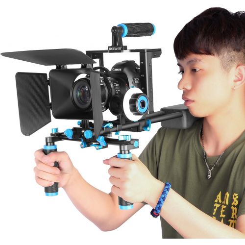 니워 Neewer Aluminum Film Movie Kit System Rig for Canon/Nikon/Pentax/Sony and other DSLR Cameras (Style II)