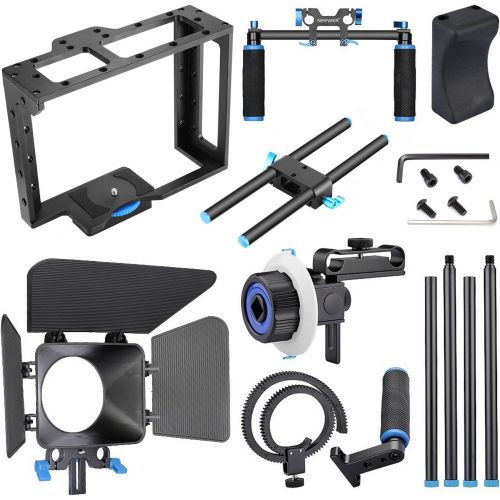 니워 Neewer Aluminum Film Movie Kit System Rig for Canon/Nikon/Pentax/Sony and other DSLR Cameras (Style II)