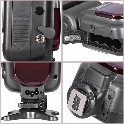 니워 Neewer 750II TTL Speedlite Flash Kit with Hard Diffuser, 12 Color Filters, Microfiber Cleaning Cloth for Nikon D7200 D7100 D7000 D5500 D5300 D5200 D5100 D5000 D3300 D3200 and Other
