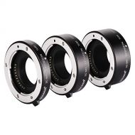 Neewer AF Auto Focus Macro Extension Tube Set 10mm/16mm/21mm for Micro 4/3 Mount Mirrorless Camera Compatible with Olympus Pen, Panasonic Lumix BMPCC Cinema Camera