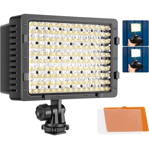 니워 NEEWER 160 LED CN-160 Dimmable Ultra High Power Panel Digital Camera / Camcorder Video Light, LED Light compatible with Canon, Nikon, Pentax, Panasonic,SONY, Samsung and Olympus D