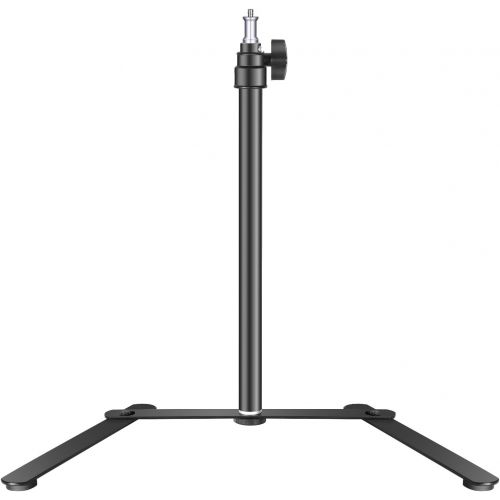 니워 Neewer Tabletop Light Stand Base for LED Panel and Ring Light, 15.4-27 inches Adjustable Support Bracket for Lights up to 14 inches Only Suitable for Portrait, YouTube Photography