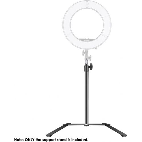 니워 Neewer Tabletop Light Stand Base for LED Panel and Ring Light, 15.4-27 inches Adjustable Support Bracket for Lights up to 14 inches Only Suitable for Portrait, YouTube Photography