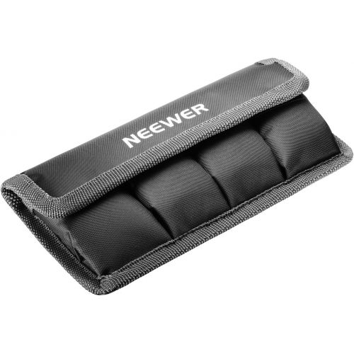 니워 Neewer DSLR Battery Bag/Holder/Case for AA Battery and lp-e6/ lp-e8/ lp-e10/ lp-e12/ en-el14/ en-el15/ fw50/ f550 and More, Suitable for Battery of Nikon D800, Canon 5DMKIII, Sony