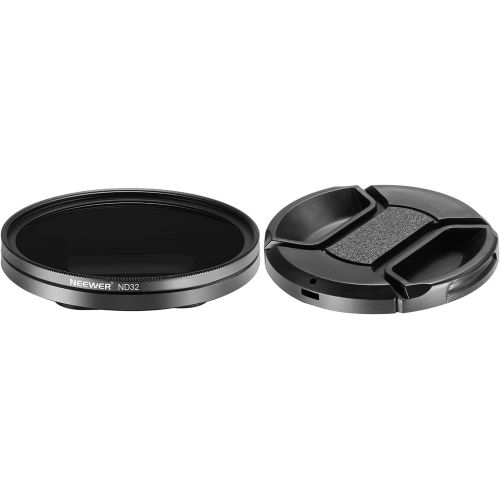니워 Neewer Camera Lens Filter Kit compatible with gopro Hero 5/6/7: (4)Neutral Density ND Filter(ND4/ND8/ND16/ND32), (1)UV Filter, (1)CPL Filter, (2)Lens Cap, (2)Lens Adapter Ring