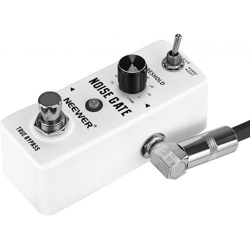 니워 Neewer Aluminium-alloy Noise Killer Guitar Noise Gate Suppressor Effect Pedal with 2 Working Models and LED Indicator (Original Version)