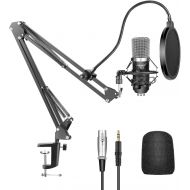 [아마존베스트]Neewer NW-700 Professional Studio Broadcasting Recording Condenser Microphone & NW-35 Adjustable Recording Microphone Suspension Scissor Arm Stand with Shock Mount and Mounting Cla