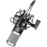 [아마존베스트]Neewer NW-800 Pro Cardioid Studio Condenser Microphone Set with Shock Mount,Ball-type Anti-wind Foam Cap,3.5mm to XLR Audio Cable for Recording Broadcasting YouTube Live Periscope
