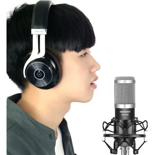 니워 [아마존베스트]Neewer NW-800 Pro Cardioid Studio Condenser Microphone Set with Shock Mount,Ball-type Anti-wind Foam Cap,3.5mm to XLR Audio Cable for Recording Broadcasting YouTube Live Periscope