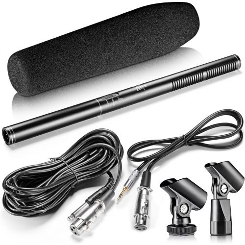 니워 [아마존베스트]Neewer 14.17 inches/36 centimeters Uni-Directional Mono Microphone for Camcorder and DSLR Camera