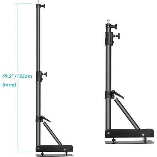 니워 [아마존베스트]Neewer Triangle Wall Mounting Boom Arm for Photography Studio Video Strobe Lights Monolights Softboxes Umbrellas Reflectors, 180 Degree Flexible Rotation, Max Length 49 inches/125