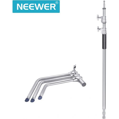 니워 [아마존베스트]Neewer Stainless Steel Heavy Duty C-Stand, 5-10 feet/1.5-3 Meters Adjustable Photographic Sturdy Tripod for Reflectors, Softboxes, Monolights, Umbrellas