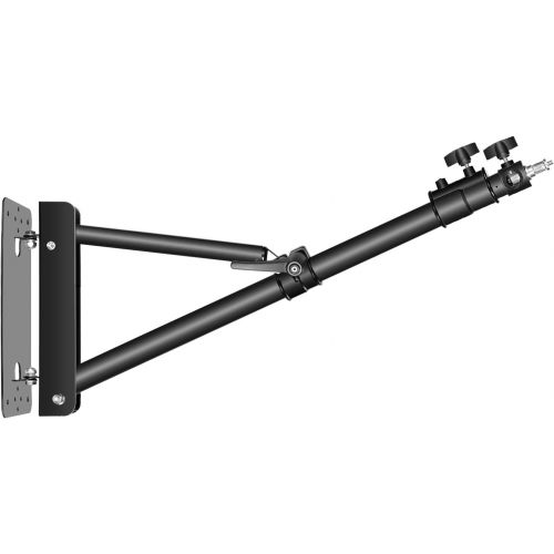 니워 [아마존베스트]Neewer Triangle Wall Mounting Boom Arm for Photography Studio Video Strobe Lights Monolights Softboxes Umbrellas Reflectors,180 Degree Flexible Rotation,Max Length 51.1 inches/130