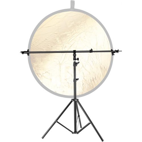 니워 [아마존베스트]Neewer Photo Studio Alluminum Alloy Light Stand 29.1-74.8 inches/74-190 Centimeters Foldable and Reflector Holder Arm 39.7 inches/101 Centimeters Retractable Telescopic Crossbar wi