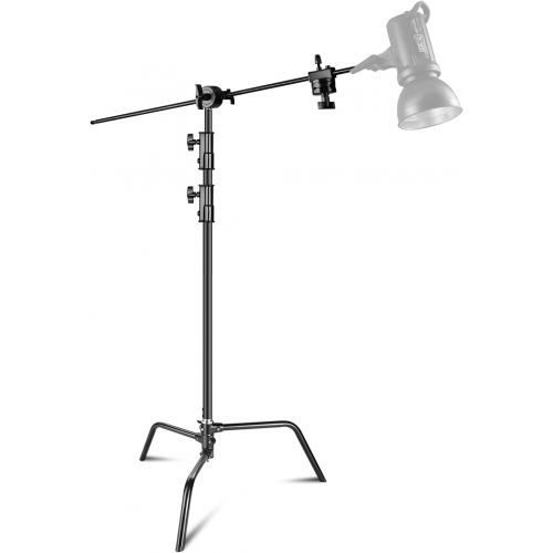 니워 [아마존베스트]Neewer Photo Studio Heavy Duty 10 feet/3 meters Adjustable C-Stand, 3.5 feet/1 meter Holding Arm, 2 Pieces Grip Head for Video Reflector, Monolight and Other Photographic Equipment