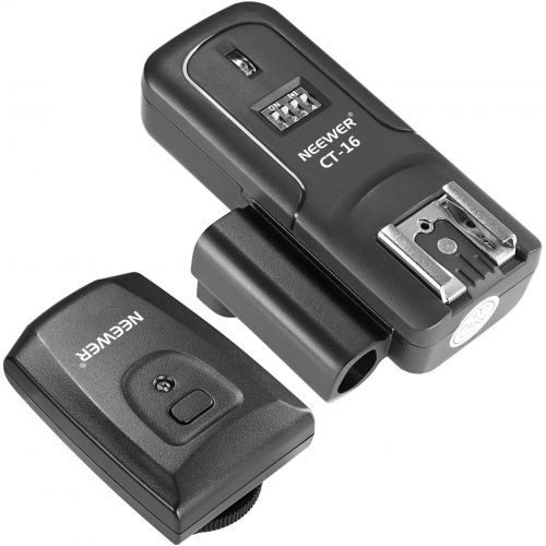 니워 [아마존베스트]Neewer 16 Channels Wireless Radio Flash Speedlite Studio Trigger Set, Including (1) Transmitter and (3) Receivers, Fit for Canon Nikon Pentax Olympus Panasonic DSLR Cameras (CT-16)