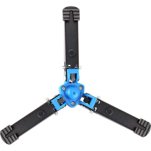 니워 [아마존베스트]Neewer Extendable Camera Carbon Fiber Monopod with Removable Foldable Tripod Support Base: 5-Section Leg, Max. 66 inches for Canon Nikon Sony DSLR Cameras, Payload up to 11 pounds/