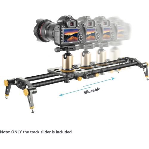 니워 [아마존베스트]Neewer Carbon Fiber Camera Track Slider Video Stabilizer Rail with 6 Bearings (31.5/80cm)