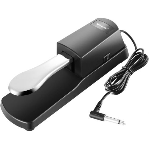 니워 [아마존베스트]Neewer Universal Piano-style Sustain Foot Pedal with Polarity Switch Design Compatible with Any Electronic Keyboard with 1/4 Input Jack