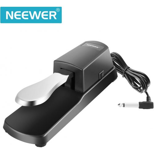 니워 [아마존베스트]Neewer Universal Piano-style Sustain Foot Pedal with Polarity Switch Design Compatible with Any Electronic Keyboard with 1/4 Input Jack