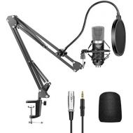 [아마존베스트]Neewer NW-700 Professional Studio Broadcasting Recording Condenser Microphone & NW-35 Adjustable Recording Microphone Suspension Scissor Arm Stand with Shock Mount and Mounting Cla