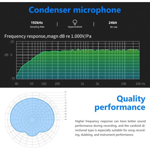 니워 [아마존베스트]Neewer USB Microphone 192KHz/24Bit Plug&Play Computer Cardioid Mic Podcast Condenser Microphone with Professional Sound Chipset for Livestreaming/YouTube/Gaming Record/Voice Over (