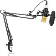 [아마존베스트]Neewer Professional Studio Condenser Microphone and Adjustable Suspension Scissor Arm Stand (NW-8000)
