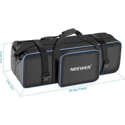 니워 [아마존베스트]Neewer Photo Studio Equipment 30x10x10/77x25x25cm Centimeters Large Carrying Case with Strap for Tripod, Light Stand, Photo Lighting Bundle Kit, Padded Compartments, Big Cushion St