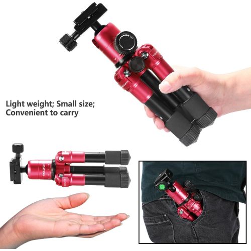 니워 [아마존베스트]Neewer portable remote control tripod with mobile phone holder and 3-way swivel head.