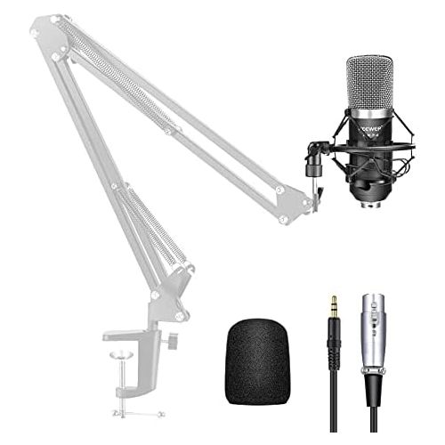 니워 [아마존베스트]Neewer BM-700 Professional Studio Broadcasting and Recording Condenser Microphone Kit - Black