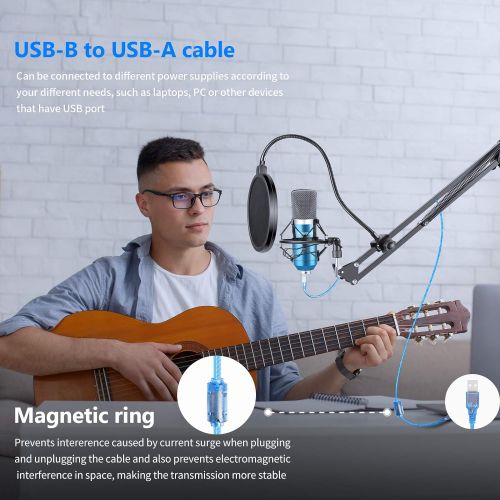 니워 [아마존베스트]Neewer Professional Adjustable Foldable Microphone Stand Microphone Set