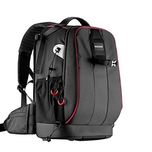 니워 Neewer Pro Camera Case Waterproof Shockproof Adjustable Padded Camera Backpack Bag with Anti theft Combination Lock for DSLR,DJI Phantom 1 2 3 Professional Drone Tripods Flash Lens