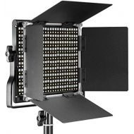 Neewer Professional Metal Bi-Color LED Video Light for Studio, YouTube, Product Photography, Video Shooting, Durable Metal Frame, Dimmable 660 Beads, with U Bracket and Barndoor, 3