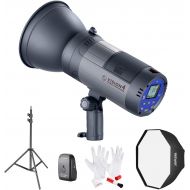 Neewer Vision 4 Powered Outdoor Studio Flash Strobe (700 Full Power flashes) with Softbox, Light Stand and Cleaning Kit for Video Location Photography