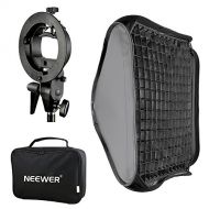 Neewer 16x1640x40cm Bowens Mount Softbox with Grid and S-Type Flash Bracket for Nikon SB-600,SB-800,SB-900,SB-910,Canon 380EX,430EX II,550EX,580EX II,600EX-RT,Neewer TT560 Flash S