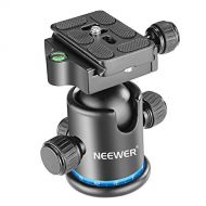 Neewer Pro Metal Tripod Ball Head 360 Degree Rotating Panoramic with 1/4 inch Quick Shoe Plate, Bubble Level for Tripod,Monopod,Slider,DSLR Camera Camcorder up to 17.6 pounds/8 kil