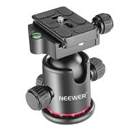 Neewer Professional Metal 360 Degree Rotating Panoramic Ball Head with 1/4 inch Quick Shoe Plate and Bubble Level,up to 17.6pounds/8kilograms,for Tripod,Monopod,Slider,DSLR Camera,