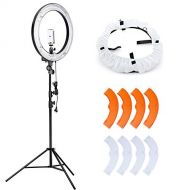 Neewer Camera Photo Video Lighting Kit,Includes 18 inches 75W 5500K Fluorescent Ring Light,Light Stand,Diffuser,Mini Ball Head and Phone Holder for Camera,Smartphone,Vine,Youtube
