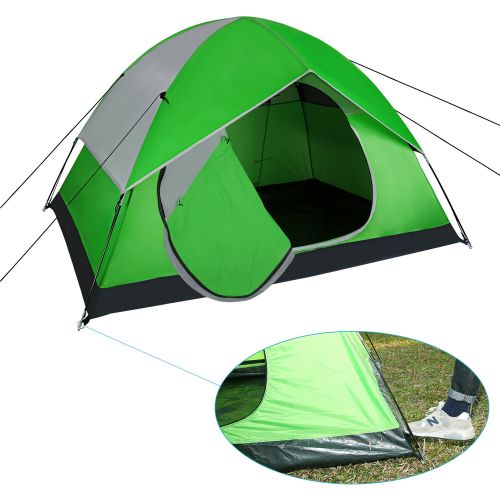 니워 Neewer Backpacking Tents Outdoor Sports Tent - Compact Lightweight 2 to 3 person Pop-up Shelter for Camping Hiking Beach Park Mountain Area with Zippered Carrying Bag, 83x59x47 inc