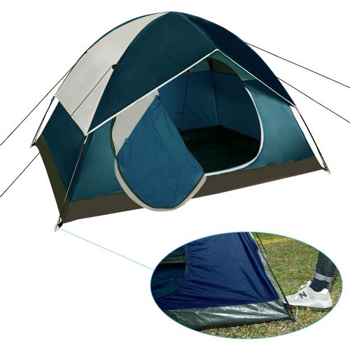 니워 Neewer Backpacking Tents Outdoor Sports Tent - Compact Lightweight 2 to 3 person Pop-up Shelter for Camping Hiking Beach Park Mountain Area with Zippered Carrying Bag, 83x59x47 inc