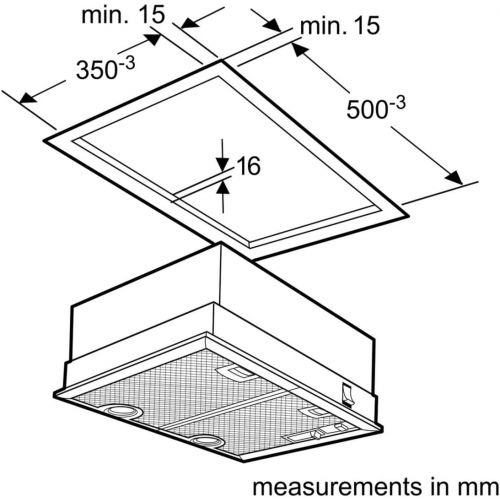  [아마존베스트]Neff D5655X1 Cooker Hood Fan Module