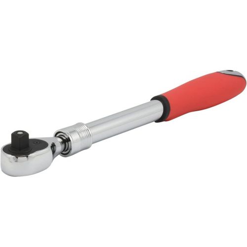  [아마존베스트]NEIKO 03068A 1/2-Inch Drive Extendable Ratchet Handle | 72 Tooth Reversible Ratcheting Feature w/Soft Grip Handle | 12 to 17-1/2” Lengths