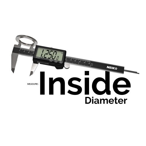  [아마존베스트]NEIKO 01401A 6” Electronic Digital Caliper | Stainless Steel | Extra Large Oversized LCD Screen | 0-6 Inches | Inch/Fractions/Millimeter Conversion