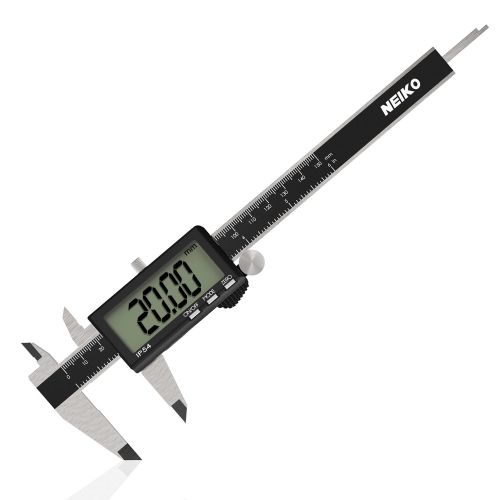  [아마존베스트]NEIKO 01401A 6” Electronic Digital Caliper | Stainless Steel | Extra Large Oversized LCD Screen | 0-6 Inches | Inch/Fractions/Millimeter Conversion