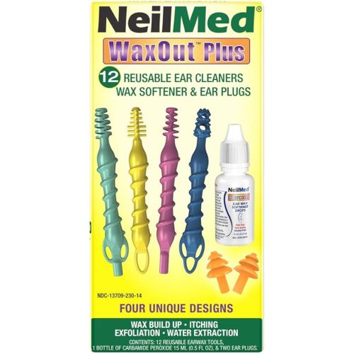  NeilMed Reusable Flexible Ear Cleaners, 15 Piece Set