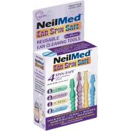 NeilMed Ear Spin Safe - 4 Spin-Safe Reusable Ear Cleaning Tools