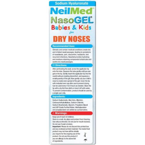  NeilMed Nasogel for Babies & Kids Dry Noses, Packaging May Vary